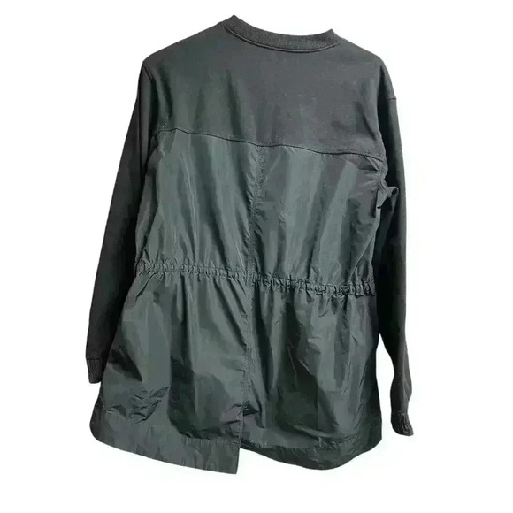 Athleta Women's Triumph Hybrid Crewneck Sweatshirt Oversized Black Small - Picture 11 of 11